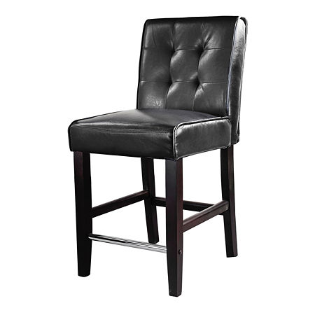 Antonio Counter Height Barstool, One Size, Black