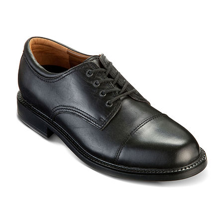 Dockers Gordon Mens Cap-Toe Oxford Shoes, 12 Wide, Black
