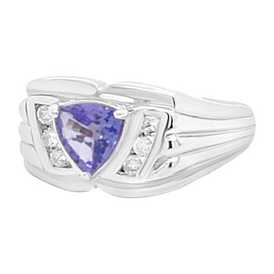 LIMITED QUANTITIES! Le Vian Grand Sample Sale™ Ring featuring Blueberry Tanzanite® set in 14K Vanilla Gold