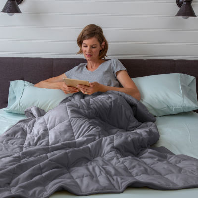Tranquility 18lb Weighted Plush Blanket