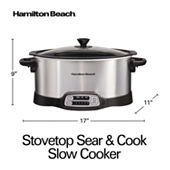 Crock Pot® 8-Quart Black Stainless Programmable Slow Cooker-JCPenney,  Color: Black St Steel