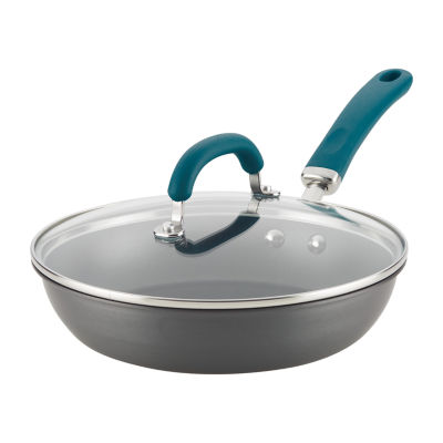 Rachael Ray Create Delicious Hard Anodized 10.25" Covered Deep Skillet, Color Gray JCPenney
