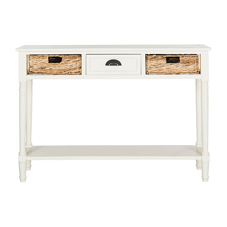 Christa Storage Console Table, One Size, White