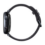 Samsung Galaxy Active 2 LTE Mens Black Leather Smart Watch-Sm-R835uskaxar