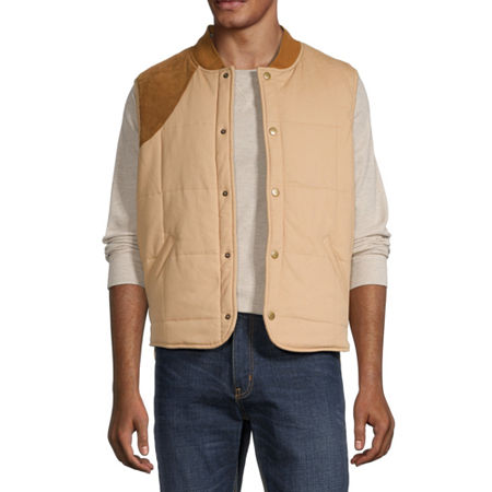 Frye and Co. Quilted Vest, Small , Beige