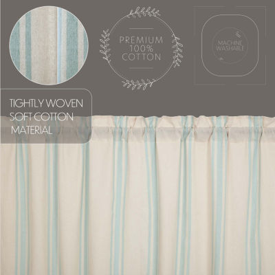 Vhc Brands Grain Sack Rod Pocket Tailored Valances