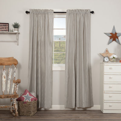 Vhc Brands Hatteras Rod Pocket Light-Filtering Set of 2 Curtain Panels