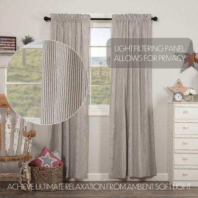 Vhc Brands Hatteras Rod Pocket Light-Filtering Set of 2 Curtain Panel