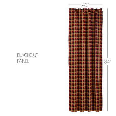 Vhc Brands Heritage Farms Blackout Rod Pocket Single Curtain Panel