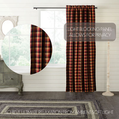 Vhc Brands Heritage Farms Blackout Rod Pocket Single Curtain Panel