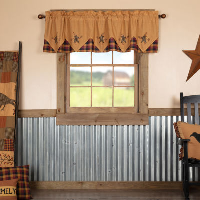 Vhc Brands Heritage Farms Rod Pocket Tailored Valance