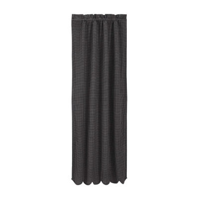Vhc Brands Kettle Grove Plaid Blackout Rod Pocket Single Curtain Panel