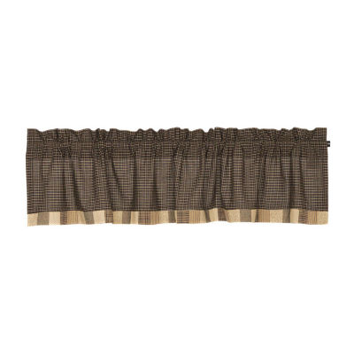 Vhc Brands Kettle Grove Patchwork Rod Pocket Tailored Valance