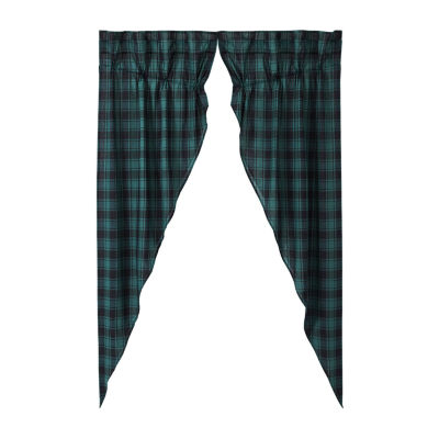 Vhc Brands Pine Grove Prairie Rod Pocket Light-Filtering Set of 2 Curtain Panel