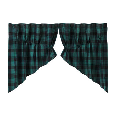 Vhc Brands Pine Grove Prairie Swag Rod Pocket Tailored Valances