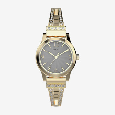 Timex Main Street Womens Gold Tone Bracelet Watch Tw2w18700jt