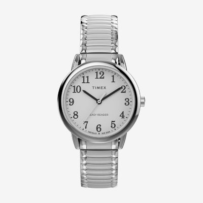 Timex easy reader womens silver tone strap watch tw2v94700jt jcpenney