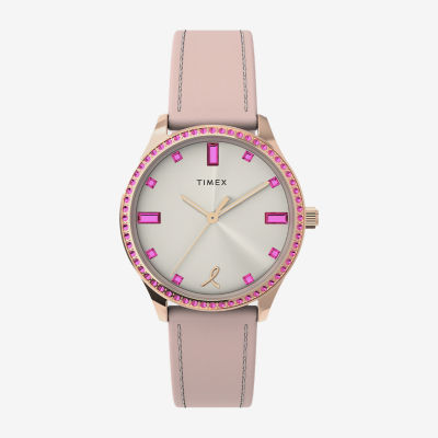 Timex Dress Womens Pink Strap Watch Tw2v95700jt