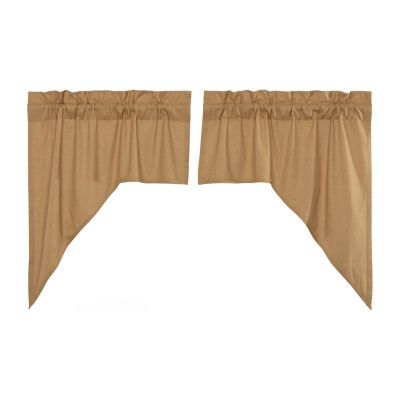 Vhc Brands Simple Life Swag Rod Pocket Tailored Valance