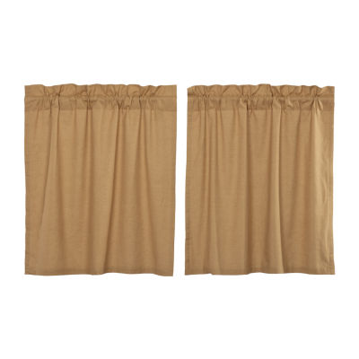 Vhc Brands Simple Life 2-pc. Rod Pocket Window Tier