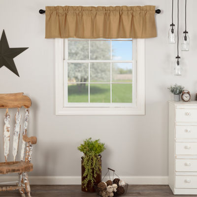 Vhc Brands Simple Life Rod Pocket Tailored Valance