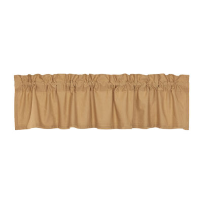 Vhc Brands Simple Life Rod Pocket Tailored Valance