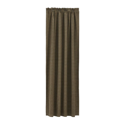 Vhc Brands Tea Cabin Rod Pocket Blackout Single Curtain Panels