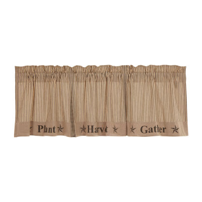 Vhc Brands Sawyer Gather Rod Pocket Tailored Valance