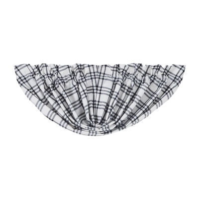 Vhc Brands Sawyer Plaid Light-Filtering Rod Pocket Single Balloon Shade