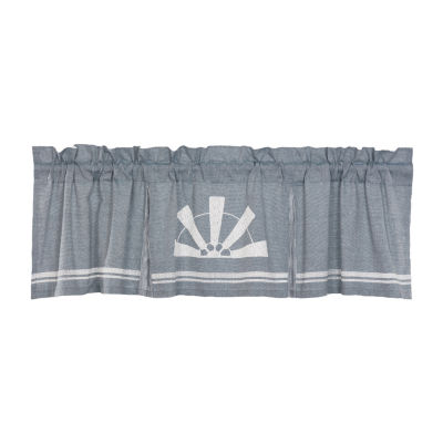 Vhc Brands Sawyer Windmill Rod Pocket Tailored Valances