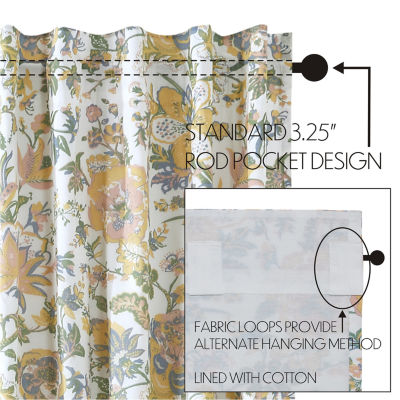 Vhc Brands Wilder Rod Pocket Scallop Valances