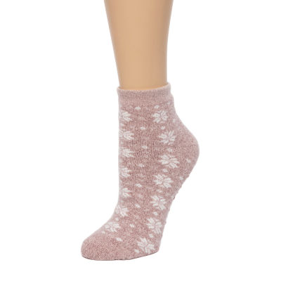 Cuddl Duds Lounge 1 Pair Crew Socks Womens