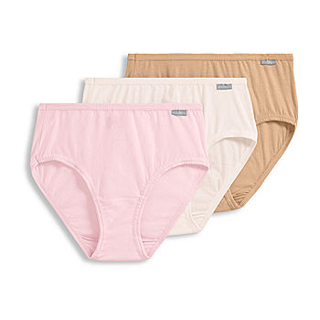 Jockey Women's Underwear Elance Hipster - 3 Pack, Sky Blue/Quilted
