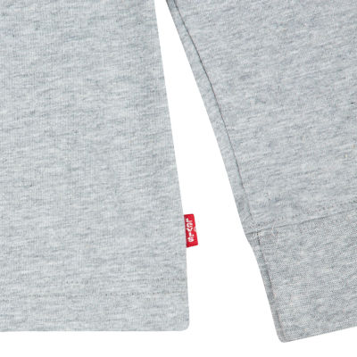 Levi's Big Boys Crew Neck Long Sleeve Graphic T-Shirt