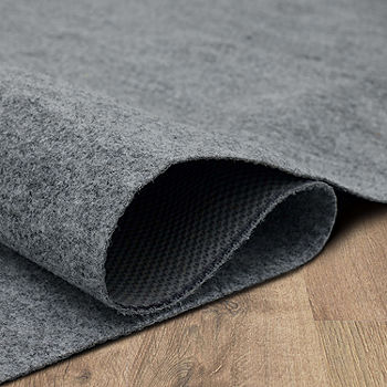 Mohawk Home 4 x 6 1/8 Low Profile Non Slip Rug Pad Felt + Rubber Gripper,  Great For High Traffic Areas -Safe For All Floors