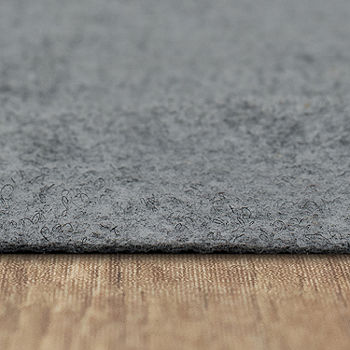 Mohawk Home 6 x 9 1/8 Low Profile Non Slip Rug Pad Felt + Rubber Gripper,  Great For High Traffic Areas -Safe For All Floors