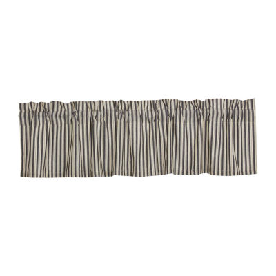 Vhc Brands Ashmont Ticking Rod Pocket Tailored Valance