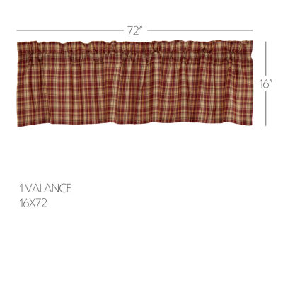 Vhc Brands Beckham Rod Pocket Tailored Valance