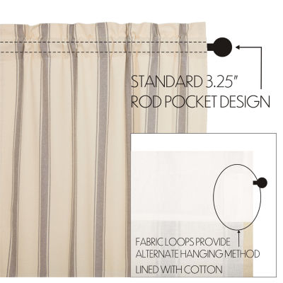 Vhc Brands Grace Prairie Swag Rod Pocket Tailored Valance