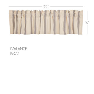 Vhc Brands Grace Rod Pocket Tailored Valance