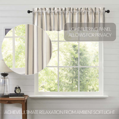 Vhc Brands Grace Rod Pocket Tailored Valance