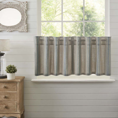 Vhc Brands Grain Sack 2-pc. Rod Pocket Window Tiers