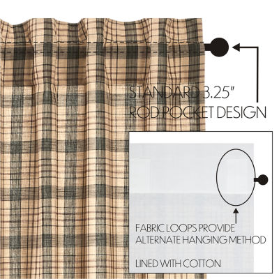 Vhc Brands Cider Mill Rod Pocket Tailored Valances