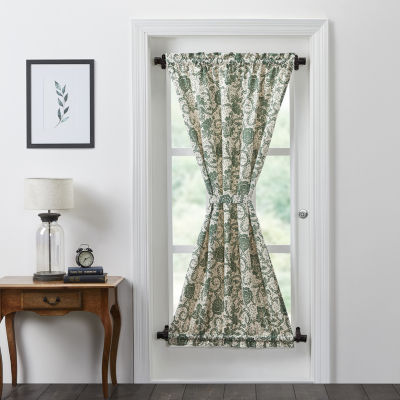 Vhc Brands Dorset Light-Filtering Rod Pocket Single Door Panel Curtain