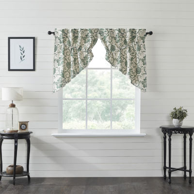 Vhc Brands Dorset Prairie Swag Rod Pocket Tailored Valances