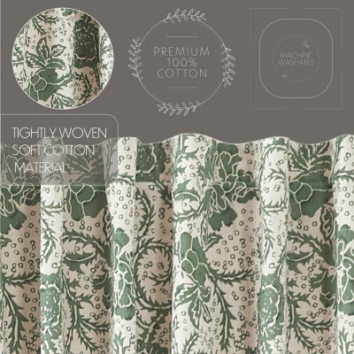Vhc Brands Dorset Prairie Swag Rod Pocket Tailored Valances