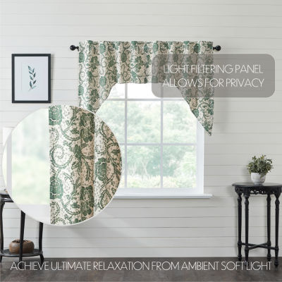 Vhc Brands Dorset Swag Rod Pocket Tailored Valances