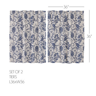 Vhc Brands Dorset 2-pc. Rod Pocket Window Tier