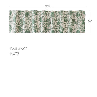 Vhc Brands Dorset Rod Pocket Tailored Valance