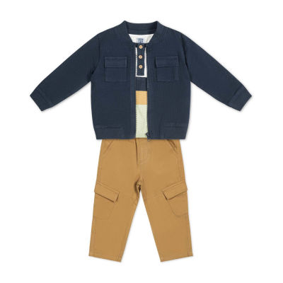 Little Lad Baby Boys 3-pc. Pant Set